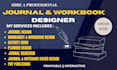 be your professional journal designer for amazon and KDP