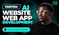 build ai website, full stack website development