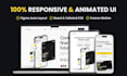 design and develop a high converting mobile app landing page