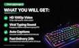 create viral typing, videos with keyboard animation and captions