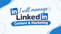 manage linkedin content and marketing