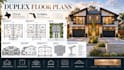 design duplex floor plans and construction drawings in texas, florida