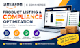 create amazon fda compliant product listings with SEO optimization