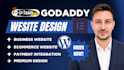 build godaddy website design godaddy website redesign godaddy development