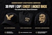 do embroidery digitizing 3d puff cap logo dst pes jef