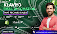 setup klaviyo email marketing flows ecommerce shopify store redesign volset