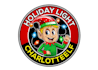 create a custom modern holiday light logo design