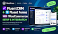 set up fluentcrm fluent forms and woocommerce on wordpress