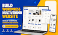 build wordpress multivendor website, develop ecommerce marketplace website