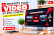 create a youtube outro, end screen, like and subscribe animation