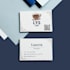 design modern luxury business card with qr code