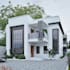 create realistic 3d house exterior rendering and architectural visualization