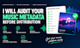 audit your music metadata before distribution