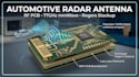design automotive radar antenna, rf pcb and rogers stackup