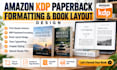 format amazon KDP paperback formating, amazon KDP book layout design