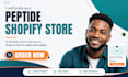 setup peptide shopify store compliant landing page conversion rate optimization