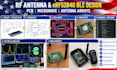 design rf antenna pcb, nrf52840 ble antenna hardware, microwave, antenna arrays