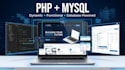 build a PHP mysql website with database functionality