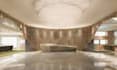 do 3d hotel design, swimming pool and reception