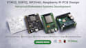 design stm32 pcb esp32 pcb rp2040 raspberry pi and embedded systems
