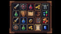 create pixel art UI kit for game interface hud inventory menu buttons icons