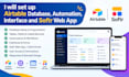 setup airtable database airtable automation interface and softr webapp client