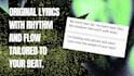 write professional indie pop and rock lyrics