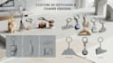 design custom 3d keychains and bag charms