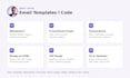 code a responsive HTML email template for mailchimp klaviyo or hubspot