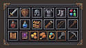 create pixel art game UI kit hud inventory menu buttons icons rpg mobile game