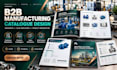 create b2b manufacturing catalogues, product spec datasheets and sales brochures