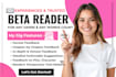contemporary romance beta reader, romantasy beta reader dark romance beta reader