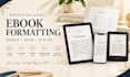 professionally format your ebook for kindle and digital publishing