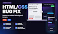 fix HTML CSS bugs and make your website mobile responsive