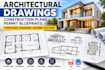 create architectural drawings, construction plans and permit blueprints