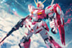 make gundam character illustration