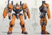 make gundam character illustration