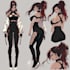 draw anime character sheet for you