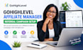 setup gohighlevel affiliate manager and referral campaigns