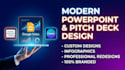 design, redesign powerpoint, pitch deck, canva presentation and google slides