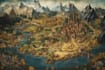 draw fantasy map illustration
