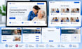 build wordpress home care agency website with services