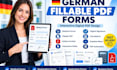 design german fillable pdf interactive form digital ,pdf form medical form