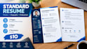 design a professional resume and CV