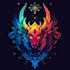 create a fantasy game logo