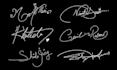 design handwritten scripted, cursive and signature logo