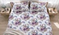 design luxury bedsheet pattern with pillow cover