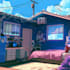draw vtuber background art illustration in anime style