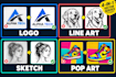 vector tracing, image to vector, vectorize logo