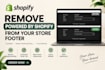 remove powered by shopify from your store